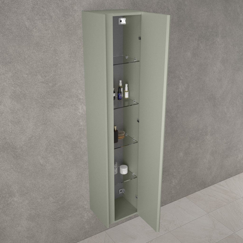 Scanalato Tall Wall Cabinet - Pistachio 350mm x 1650mm