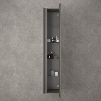 Scanalato Tall Wall Cabinet - Rich Taupe 350mm x 1650mm