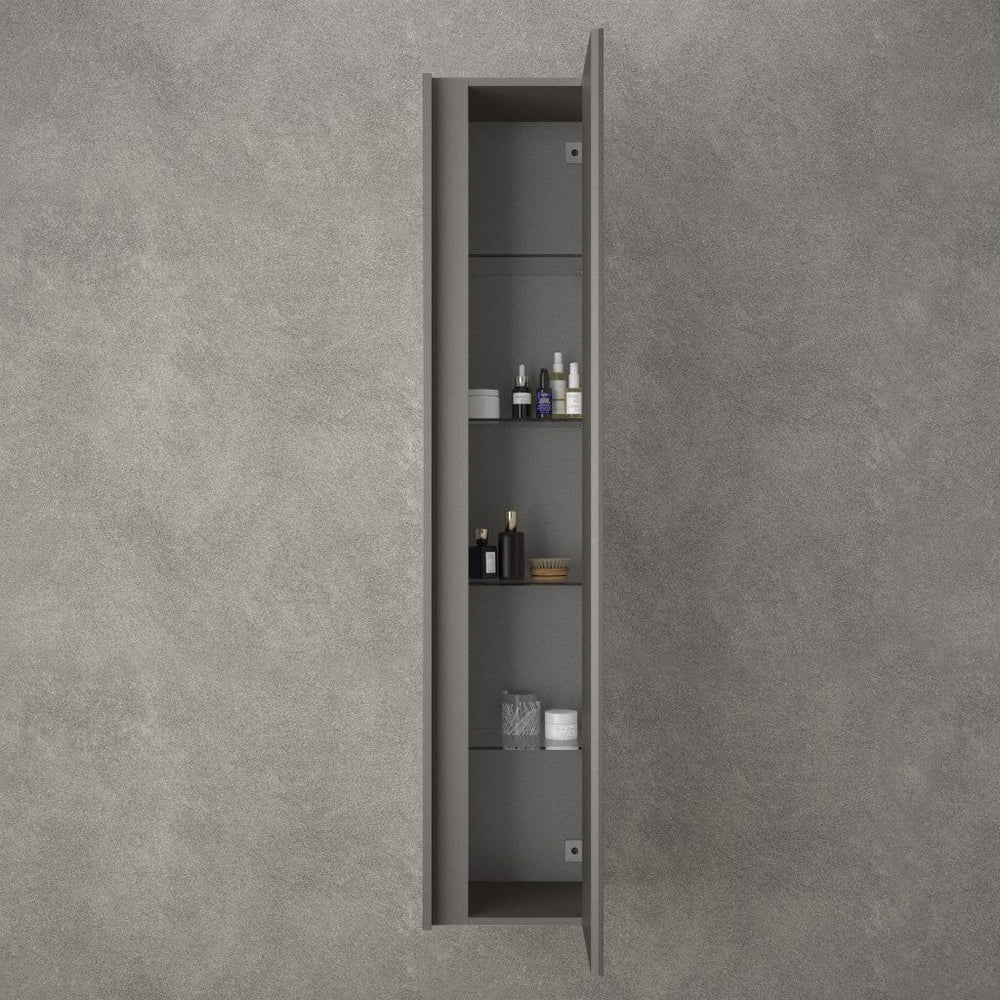 Scanalato Tall Wall Cabinet - Rich Taupe 350mm x 1650mm