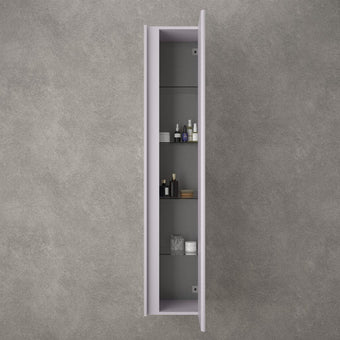 Scanalato Tall Wall Cabinet - Soft Violet 350mm x 1650mm