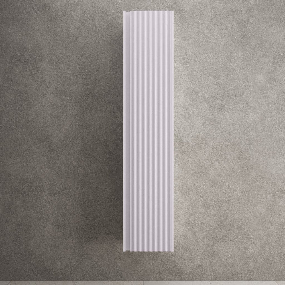 Scanalato Tall Wall Cabinet - Soft Violet 350mm x 1650mm