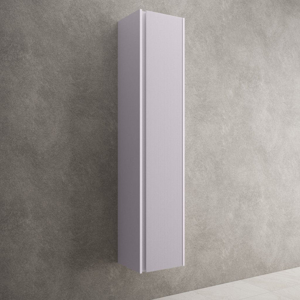 Scanalato Tall Wall Cabinet - Soft Violet 350mm x 1650mm