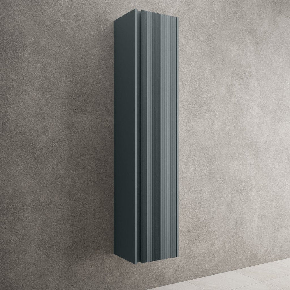 Scanalato Tall Wall Cabinet - Anthracite 350mm x 1650mm