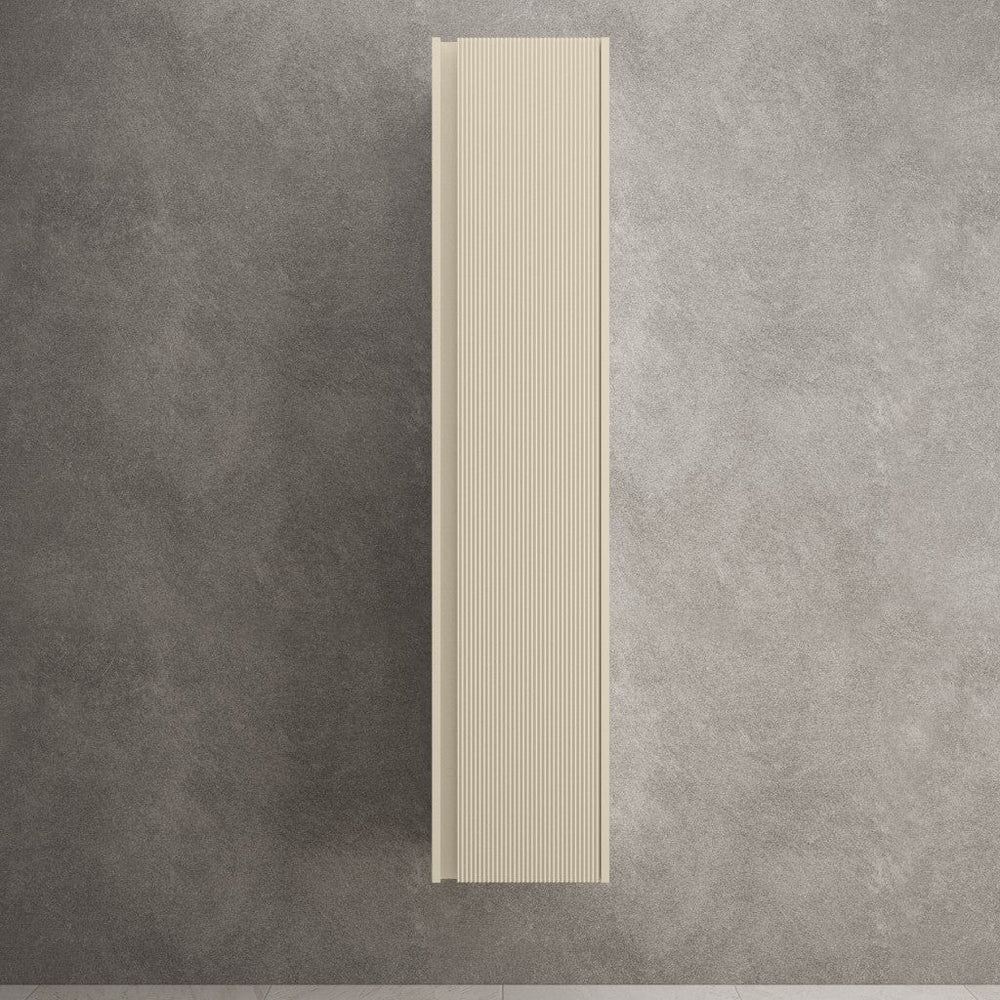 Scanalato Tall Wall Cabinet - Cashmere 350mm x 1650mm