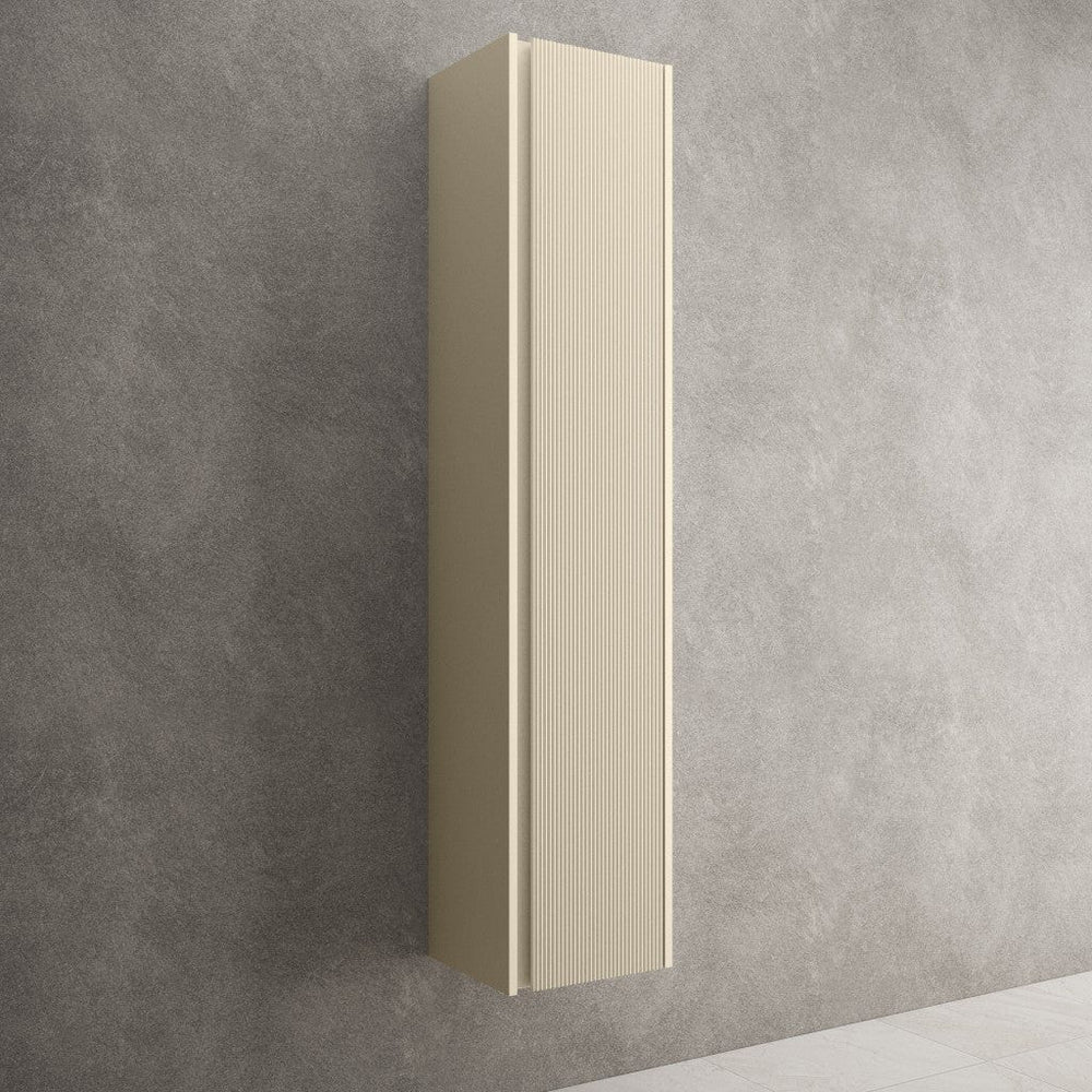 Scanalato Tall Wall Cabinet - Cashmere 350mm x 1650mm