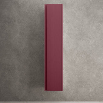 Scanalato Tall Wall Cabinet - Mineral Red 350mm x 1650mm
