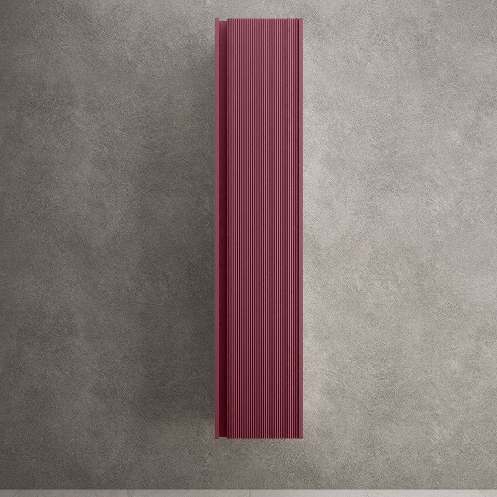 Scanalato Tall Wall Cabinet - Mineral Red 350mm x 1650mm
