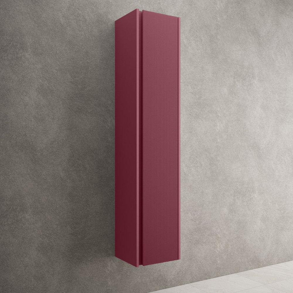 Scanalato Tall Wall Cabinet - Mineral Red 350mm x 1650mm