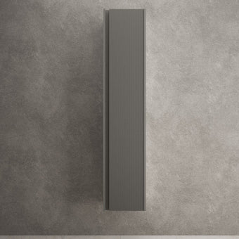 Scanalato Tall Wall Cabinet - Rich Taupe 350mm x 1650mm
