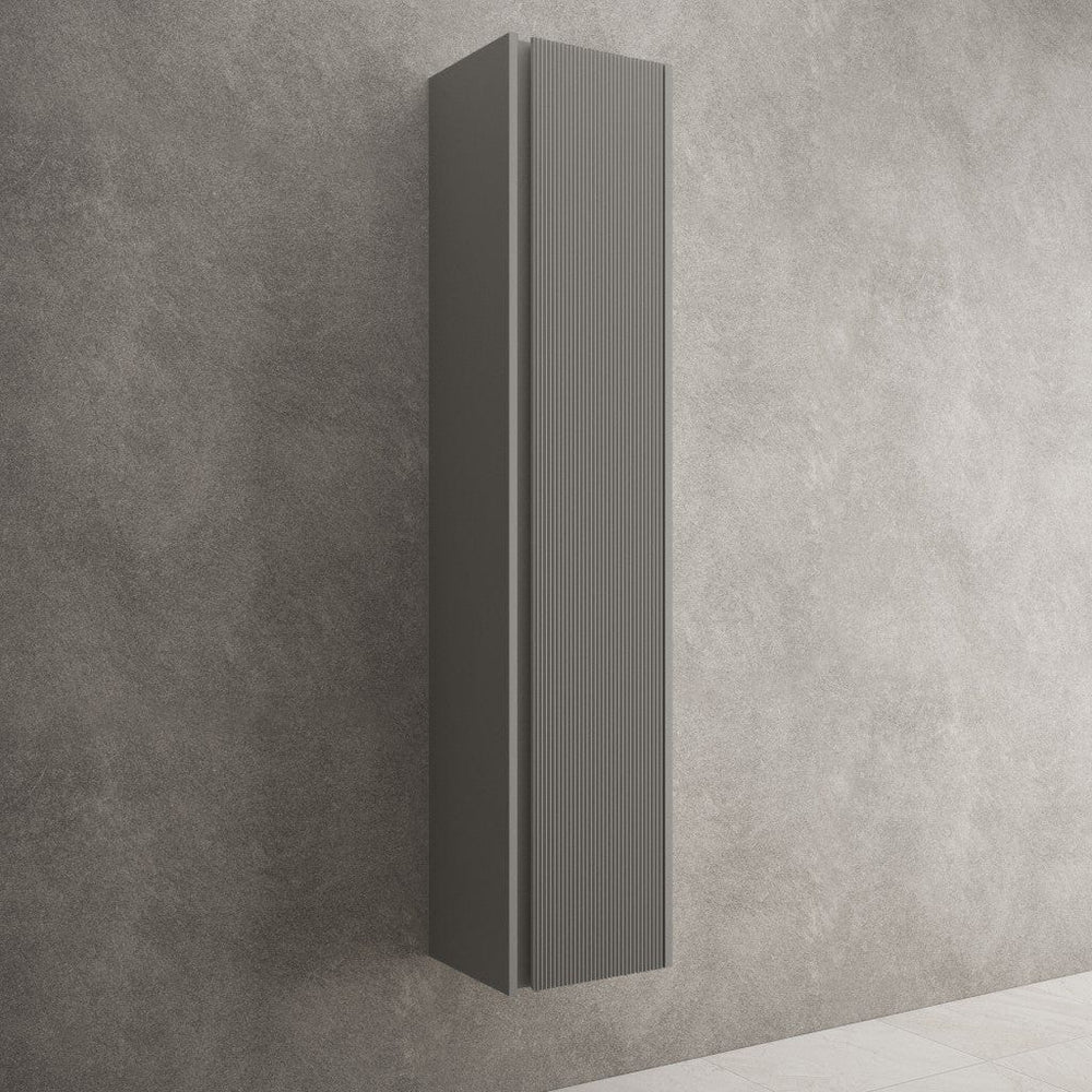 Scanalato Tall Wall Cabinet - Rich Taupe 350mm x 1650mm