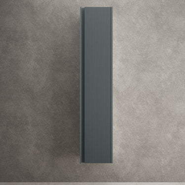 Scanalato Tall Wall Cabinet - Slate Grey 350mm x 1650mm
