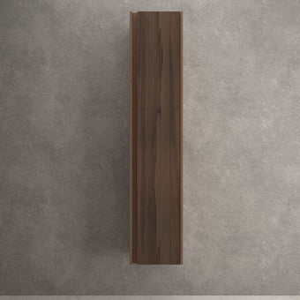 Scanalato Tall Wall Cabinet - Walnut 350mm x 1650mm