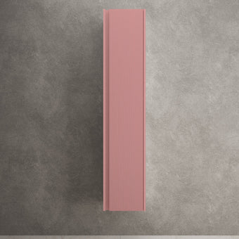 Scanalato Tall Wall Cabinet - Dusky Pink 350mm x 1650mm