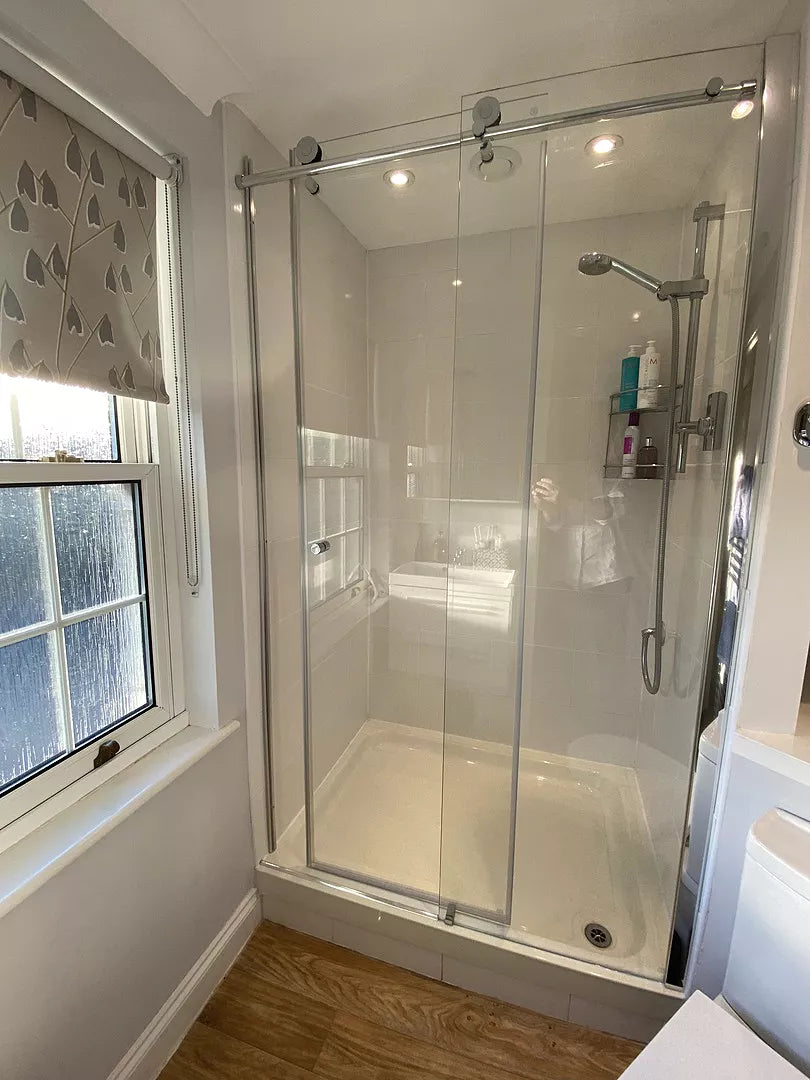 Sliding Shower Door - 1200mm Chrome
