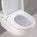 Smart Toilet, Concealed Cistern And Frame And Brushed Brass Flush Plate