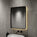 Primitivo Square Steam Free Mirror with LED - Matt Black 600x800mm