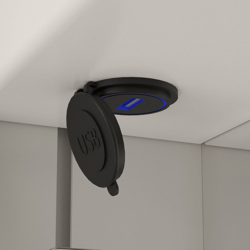 Fiano Steam-Free Modern Mirror Cabinet 500 x 700mm - Aluminium