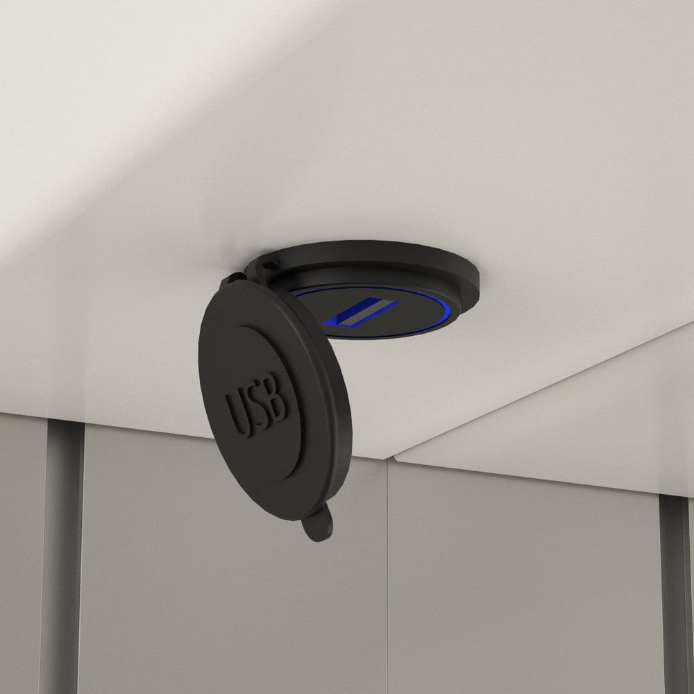 Fiano Steam-Free Modern Mirror Cabinet 800 x 700mm - Aluminium