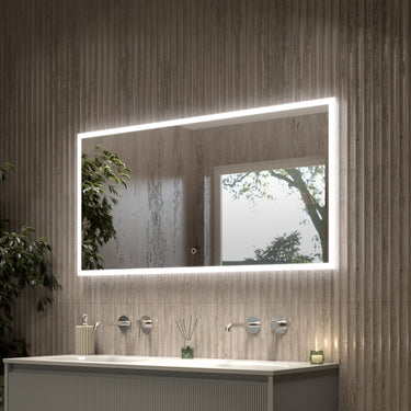 Roscetto Backlit LED Steam Free Mirror - 1200x600mm