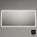 Roscetto Backlit LED Steam Free Mirror - 1400x650mm