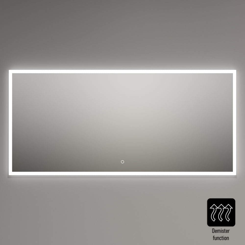 Roscetto Backlit LED Steam Free Mirror - 1400x650mm