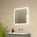 Roscetto Backlit LED Square Steam Free Mirror - 600x600mm