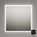 Roscetto Backlit LED Square Steam Free Mirror - 600x600mm