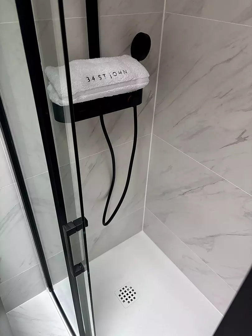 Stone Effect Rectangular Shower Tray - 1000 x 800