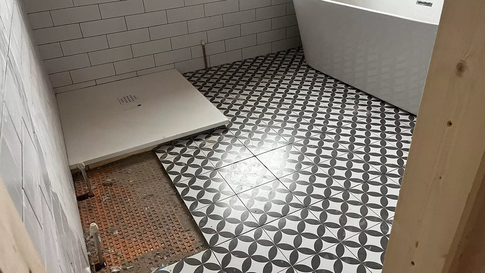 Stone Effect Rectangular Shower Tray - 1000 x 900