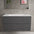 Tasca Two Drawer Vanity Unit  With Beyondstone Basin - Dark Concrete 1000mm