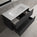 Tasca Two Drawer Vanity Unit  With Beyondstone Basin - Dark Concrete 1000mm