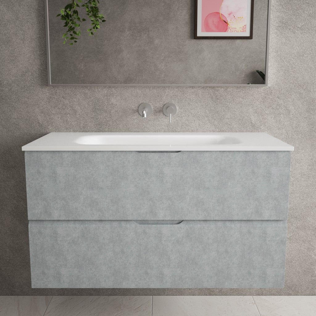 Tasca 100cm Two Drawer Vanity Unit 34 St John 34 St John Ltd