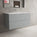 Tasca Two Drawer Vanity Unit  With Beyondstone Basin - Light Concrete 1000mm