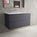 Tasca Two Drawer Vanity Unit  With Beyondstone Basin - Matt Graphite 1000mm