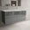Tasca Four Drawer Vanity Unit With Beyondstone Double Basin - Gloss Dust 1200mm