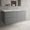 Tasca Four Drawer Vanity Unit With Beyondstone Double Basin - Matt Dust 1200mm