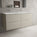 Tasca Four Drawer Vanity Unit With Beyondstone Double Basin - Matt Stone 1200mm
