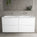 Tasca Four Drawer Vanity Unit With Beyondstone Double Basin - Matt White 1200mm