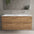 Tasca Four Drawer Vanity Unit With Beyondstone Double Basin - Oak 1200mm