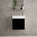 Tasca Single Door Vanity Unit With Beyondstone Basin - Matt Black 450mm