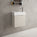 Tasca Single Door Vanity Unit With Beyondstone Basin - Matt Cashmere 450mm