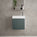 Tasca Single Door Vanity Unit With Beyondstone Basin - Matt Dark Green 450mm