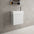 Tasca Single Door Vanity Unit With Beyondstone Basin - Matt Dove 450mm