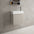 Tasca Single Door Vanity Unit With Beyondstone Basin - Matt Stone 450mm