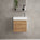 Tasca Single Door Vanity Unit With Beyondstone Basin - Oak 450mm