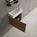 Tasca Single Door Vanity Unit With Beyondstone Basin - Oak 450mm
