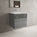 Tasca Two Drawer Vanity Unit With Beyondstone Basin - Gloss Dust 600mm