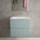 Tasca Two Drawer Vanity Unit With Beyondstone Basin - Matt Fjord 600mm