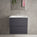 Tasca Two Drawer Vanity Unit With Beyondstone Basin - Matt Graphite 600mm