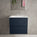 Tasca Two Drawer Vanity Unit With Beyondstone Basin - Matt Indigo 600mm